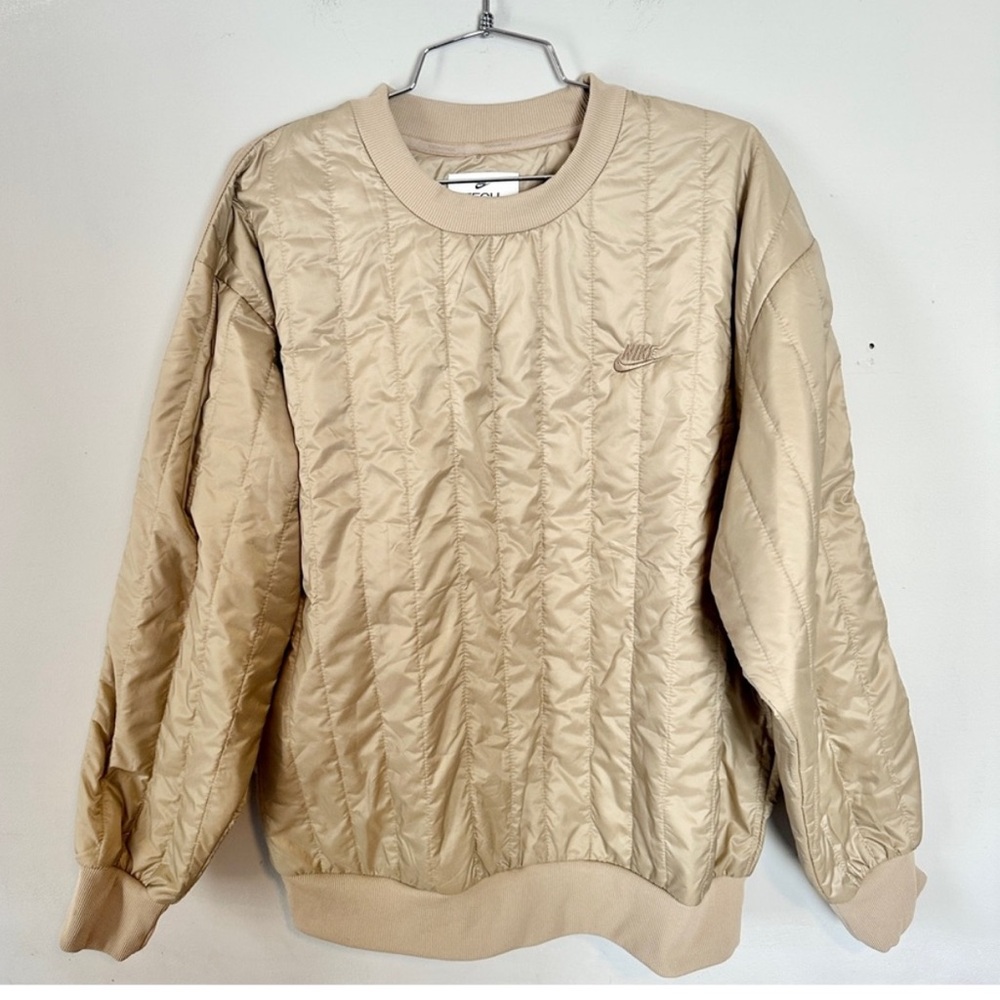 Nike Tech Pack Therma-FIT Tech Pack Winterized Sweater Tan Pullover